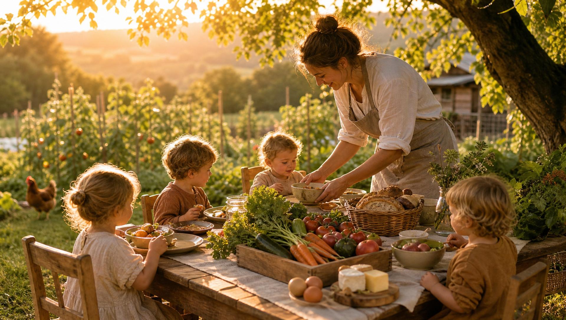 Crèche Luxembourg, goûter sain et fête au jardin